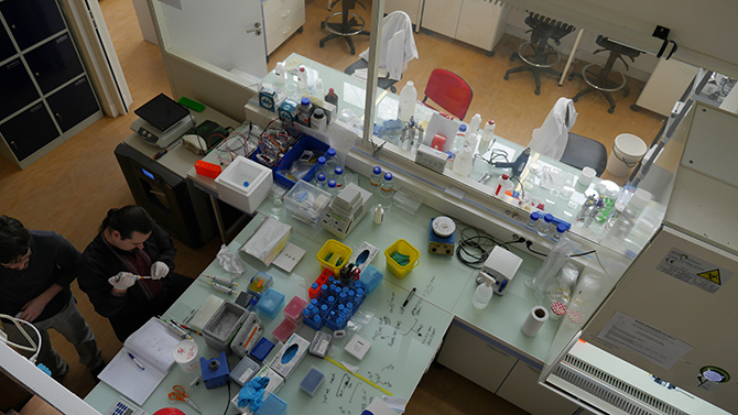 Laboratoire de l’équipe de Damien Baigl 