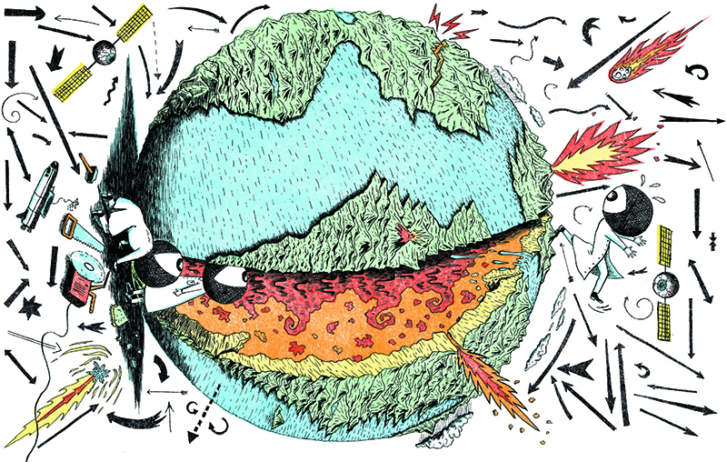 La Terre à l’oeil nu