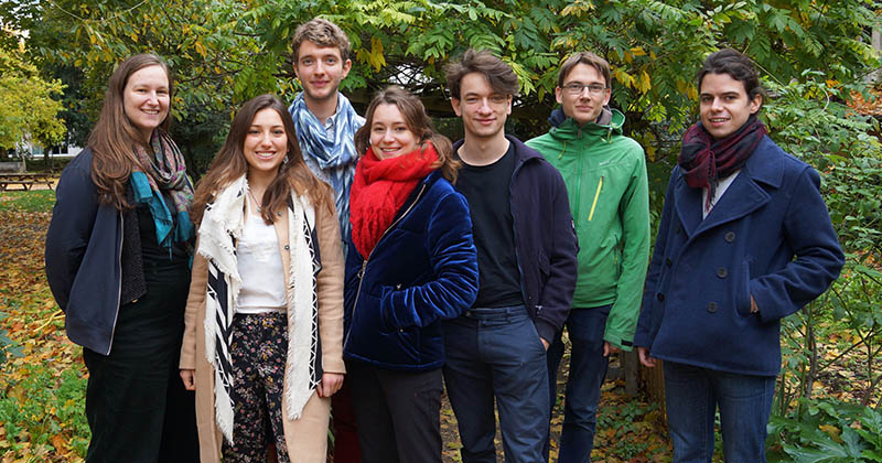 Les 7 normaliens membres de la délégation 2019 COP-ENS