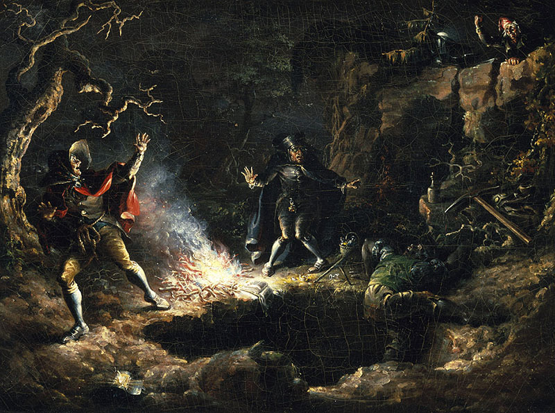 John Quidor, The Money Diggers, 1832 (huile sur toile). © Brooklyn Museum of Art, New York / The Bridgeman Art Library