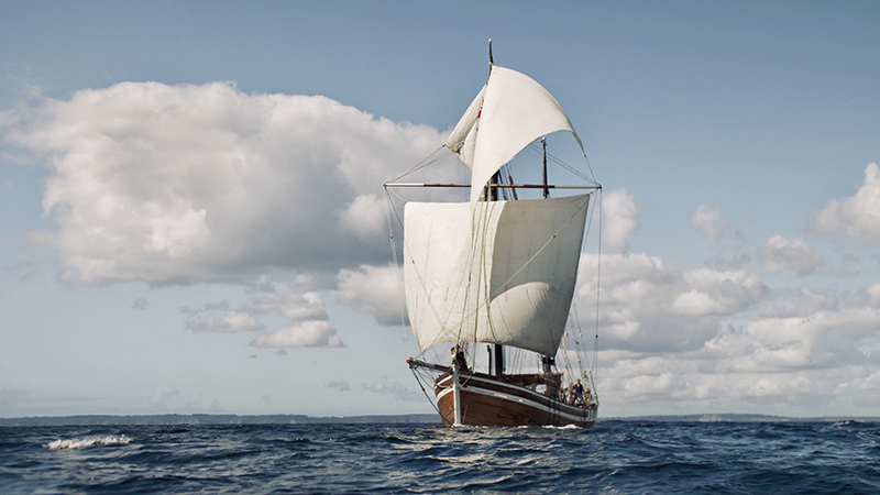 Le Lun II à flot © Niels Dutrievoz