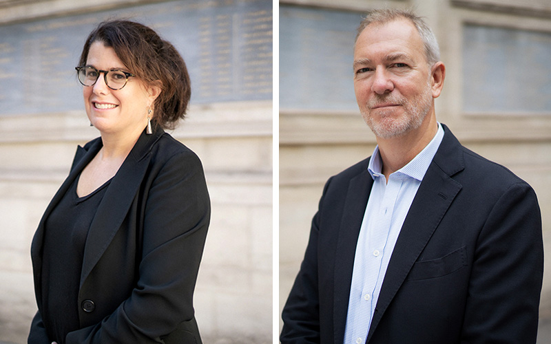 Sonia Garel et Chris Bowler © College de France