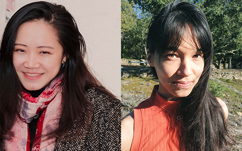 Yue Hu (à gauche) et Emma Weingand (à droite)