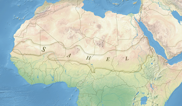Carte du Sahel