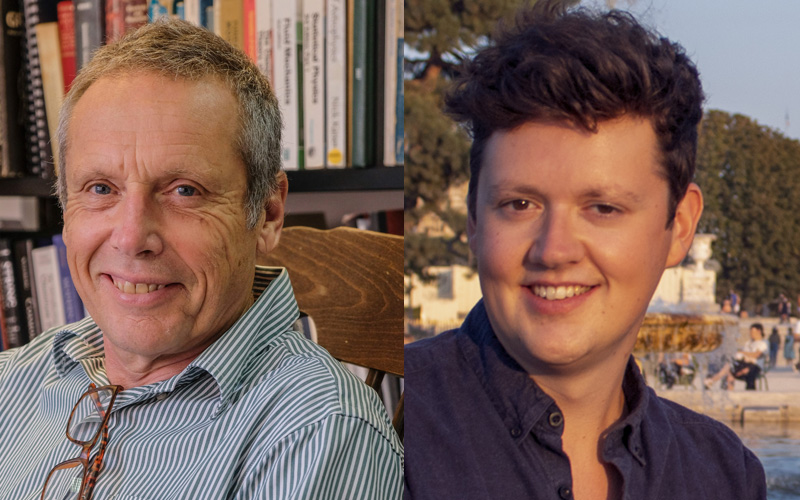 Professor Nick Kaiser (left) and researcher Dr. Niall Jeffrey (right)