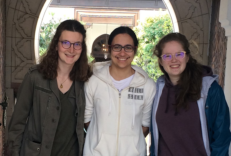 Solange Coadou, Myriam Besson et Anna Vayness