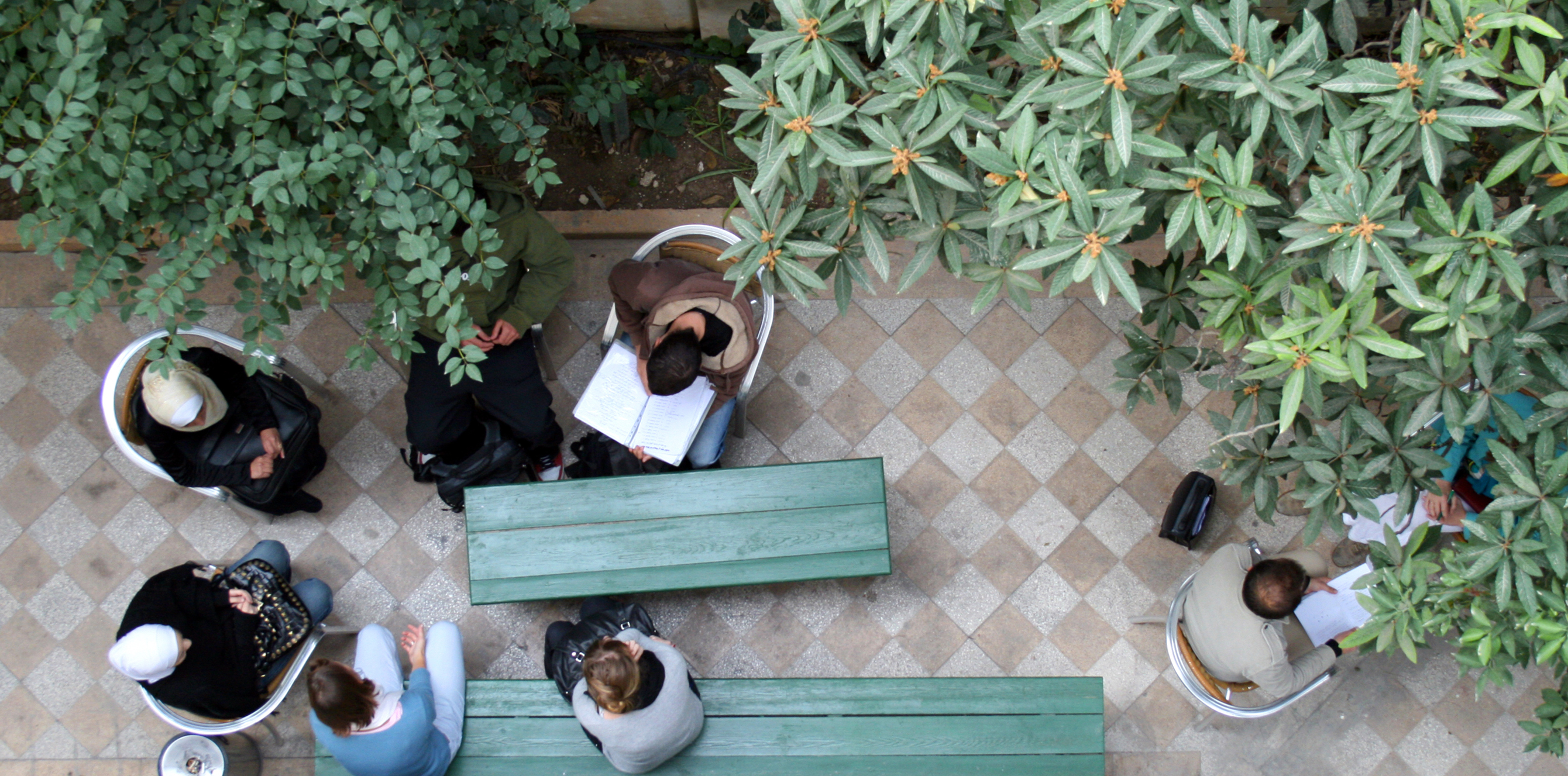 Le patio - Institut Français du Proche-Orient (IFPO)