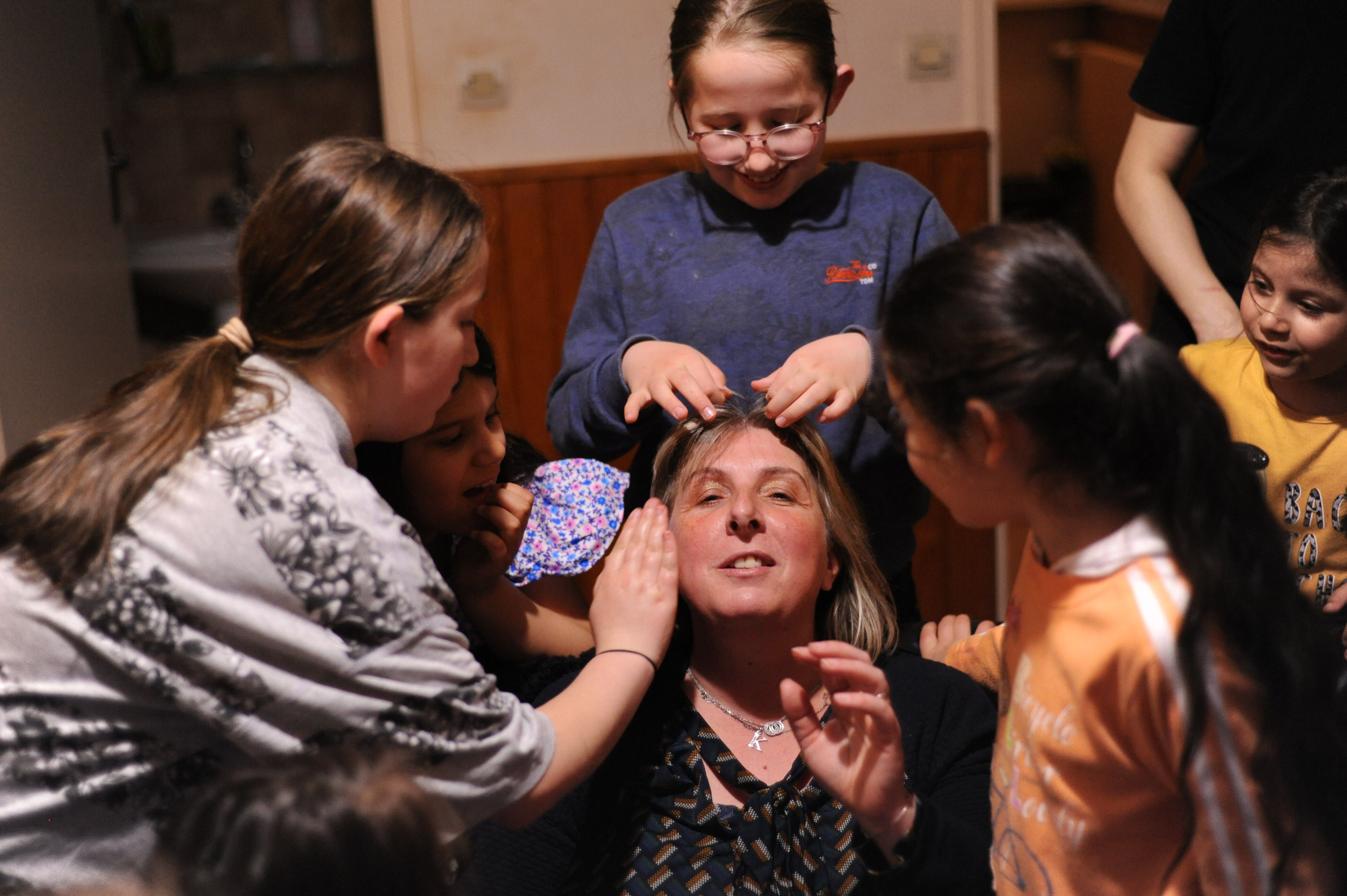 Karine et les enfants