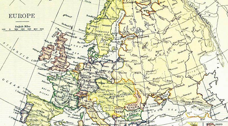 Carte de l'Europe