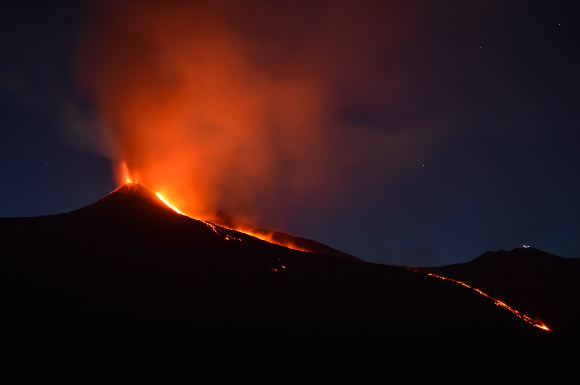 L'Etna en éruption