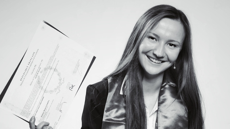 Maria Galkina, diplomée 2022