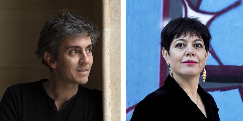 Sylvain Prudhomme © Francesca Mantovani / Gallimard et Valérie Zenatti © Hannah Assouline