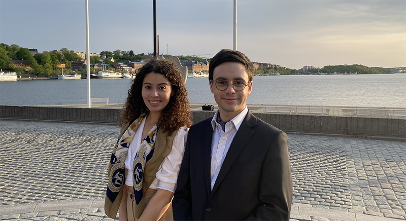 Augustin Rigollot et Elsa Touretz