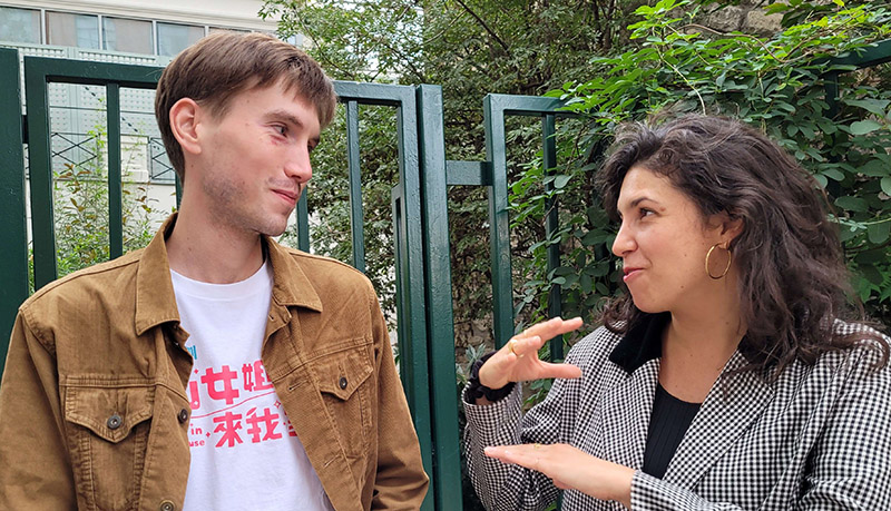 Victor Chung et Klara Kovarski