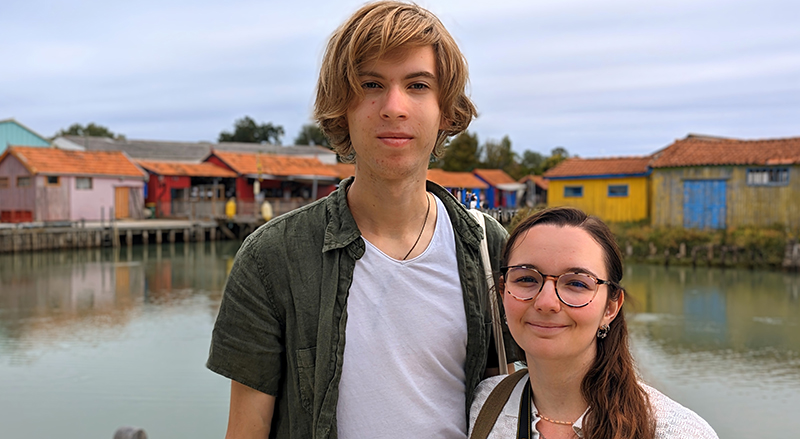 Léo Buisine et Mathilde Gabory