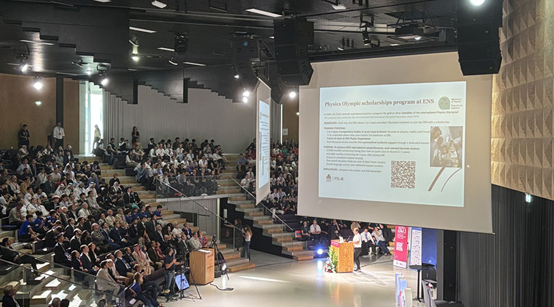 Annonce du nouveau programme de bourses olympiques de physique de l'ENS
