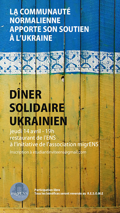 Affiche dîner Ukrainien