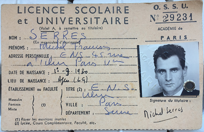 Licence sportive ENS Michel Serres