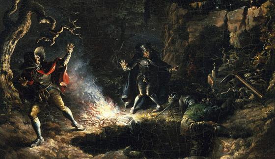 John Quidor, The Money Diggers, 1832 (huile sur toile). © Brooklyn Museum of Art, New York / The Bridgeman Art Library