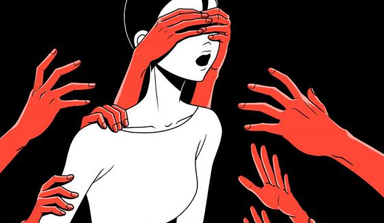 Contre les mythes. Image créée par Redgirl Lee pour l'Appel mondial aux créateurs lancé par les Nations Unies dans la lutte contre la propagation du COVID-19 / unitednations.talenthouse.com 