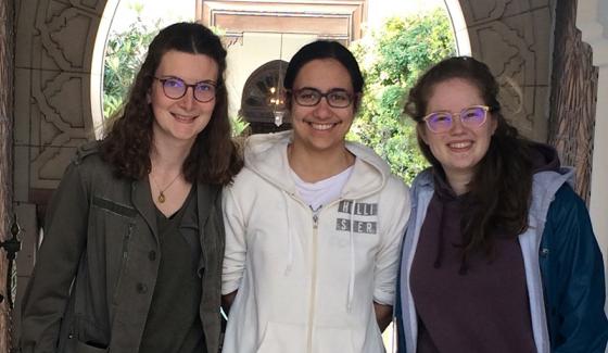 Solange Coadou, Myriam Besson et Anna Vayness