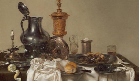 Peinture:  Banquet Piece with Mince Pie, 1635, Willem Claesz Heda - National Gallery of Art, Washington DC