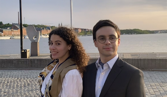 Augustin Rigollot et Elsa Touretz