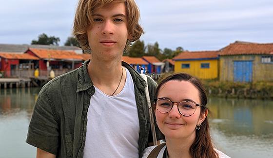 Léo Buisine et Mathile Gabory