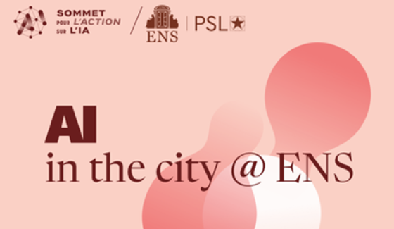 AI in the city@ENS 
