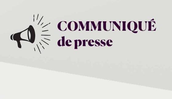 Communiqué de presse