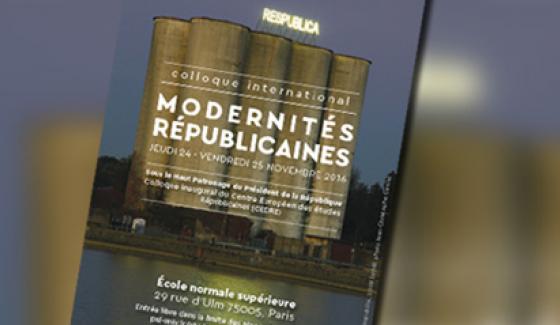 Affiche modernités républicaines